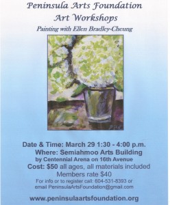 March 29 Painting workshop Hydrangeas