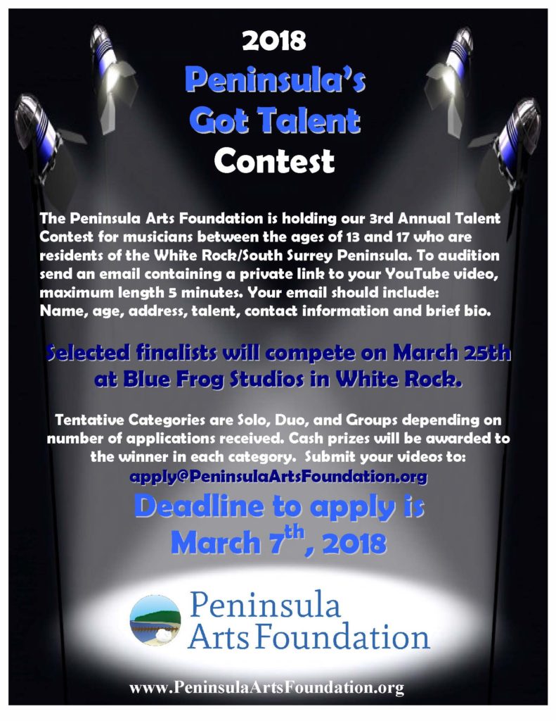 2018 Peninsula's Got Talent Contest